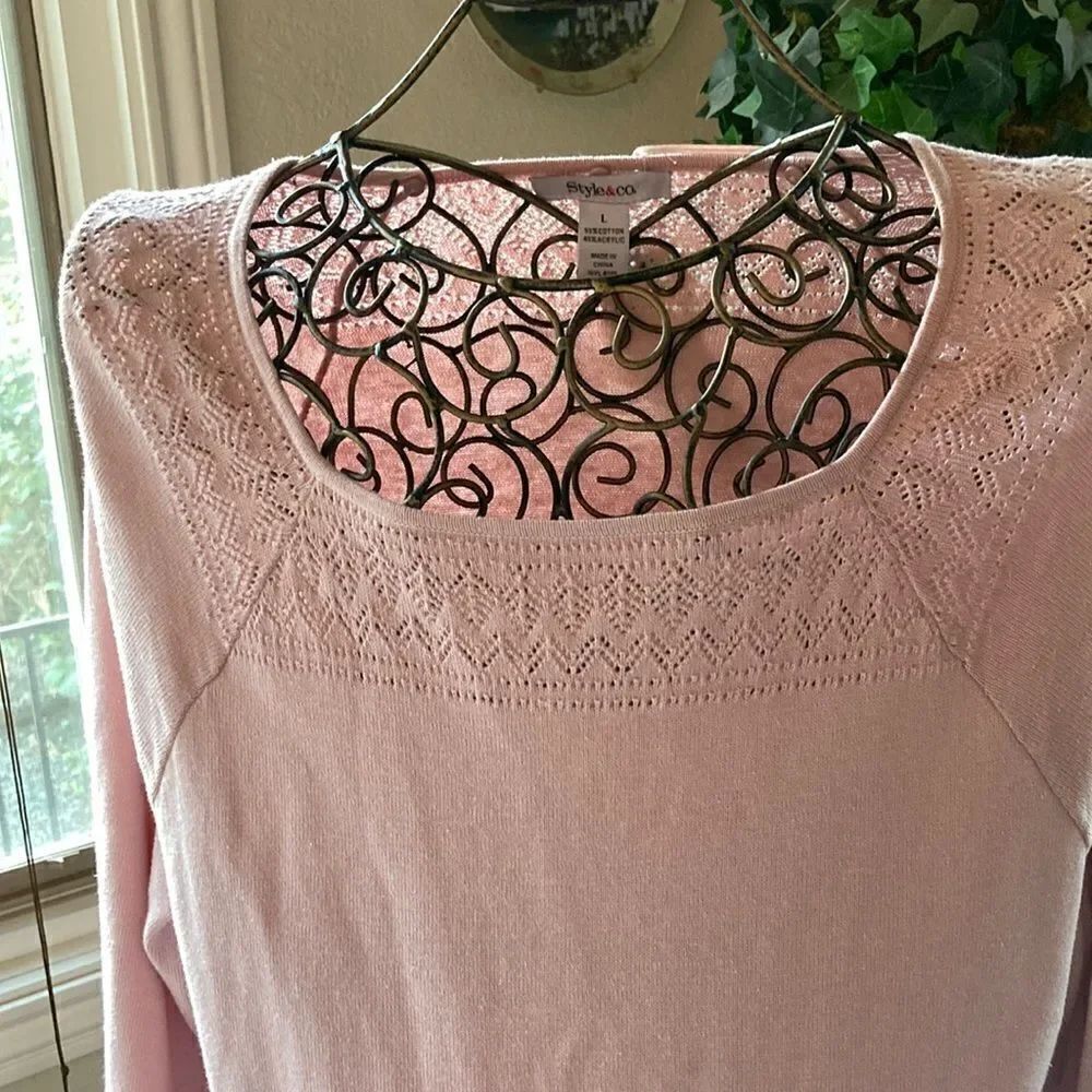 New Style & Co Long Line Tunic Size L